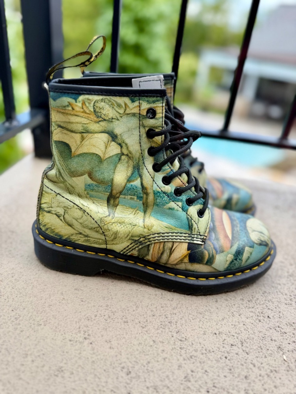 RARE Dr. Martens x Tate William Blake 1460 Boots – US W9 / M8 - Picture 2 of 8